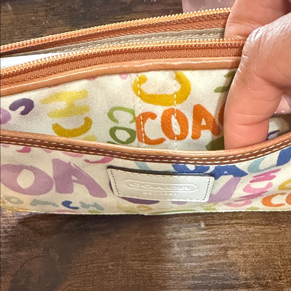 Coach Colorful Lettering Wristlet - Picture 4 of 4